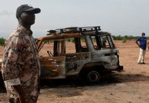 Suspected Islamists attack Niger villages The aftermath of an attack in August in Niger, which has suffered a number claimed by jihadist groups. GETTY IMAGES