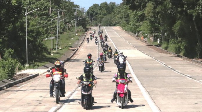 To raise funds for displaced boatmen of Guimaras, motorcycle enthusiasts stage a charity ride traversing all the five municipalities of the island province on Jan. 24, 2020 – Buenavista, Jordan, Nueva Valencia, Sibunag, and San Lorenzo towns. GUIMARAS CAPITOL PHOTO