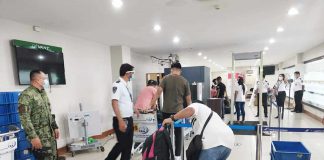 Coronavirus-related restrictions are not affecting people travelling via the Kalibo International Airport, says airport manager Engineer Eusebio Monserate Jr. PHOTO BY KALIBO 6TH AVSEU