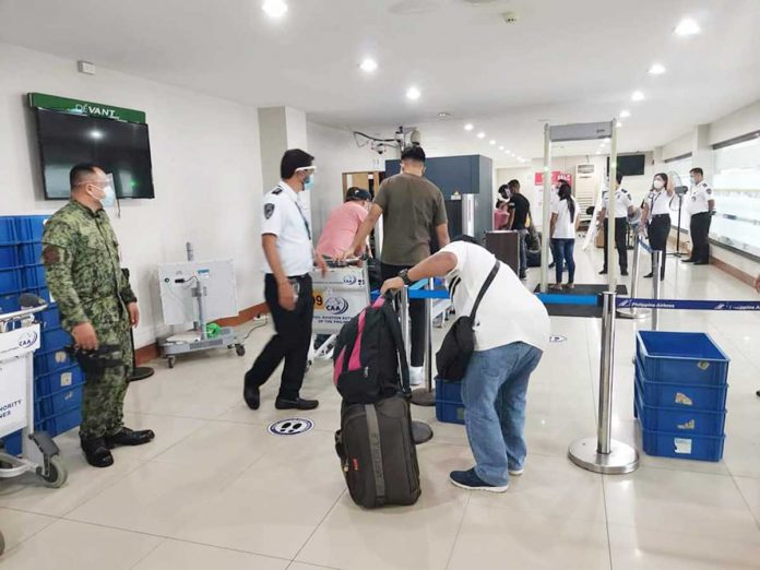 Coronavirus-related restrictions are not affecting people travelling via the Kalibo International Airport, says airport manager Engineer Eusebio Monserate Jr. PHOTO BY KALIBO 6TH AVSEU Coronavirus-related restrictions are not affecting people travelling via the Kalibo International Airport, says airport manager Engineer Eusebio Monserate Jr. PHOTO BY KALIBO 6TH AVSEU