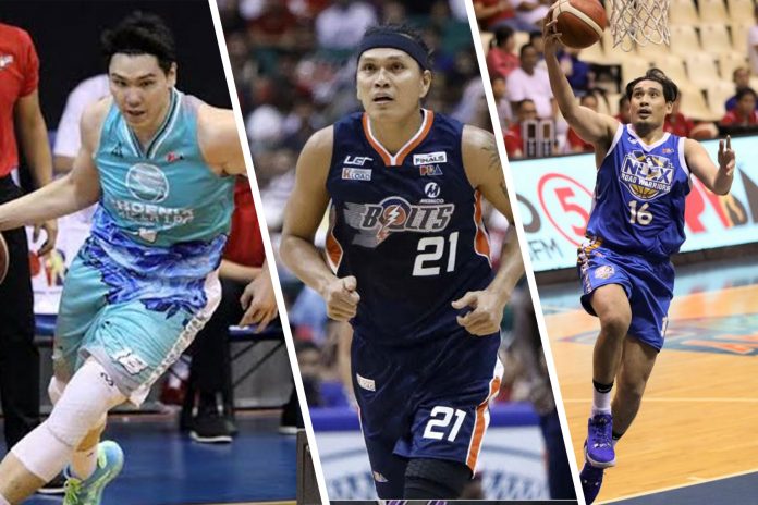 Negrense cagers Justin Chua (left), Reynel Hugnatan (center) and Raul Soyud are among the candidates for PBA’s Most Improved Player to be announced during a virtual awards ceremony on Jan. 17. PBA PHOTOS Negrense cagers Justin Chua (left), Reynel Hugnatan (center) and Raul Soyud are among the candidates for PBA’s Most Improved Player to be announced during a virtual awards ceremony on Jan. 17. PBA PHOTOS