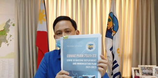 What’s inside this COVAC PLAN 21-22? Gov. Arthur Defensor Jr. says it contains Iloilo province’s vaccination strategies against coronavirus. PHOTO COURESY OF TARA YAP