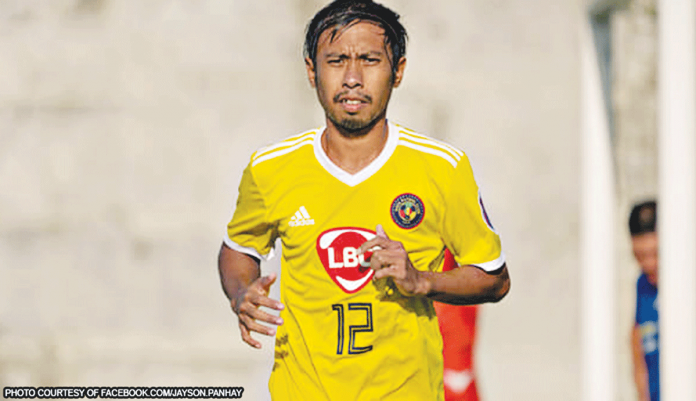 Negrense Jayson Panhay of Kaya Futbol Club-Iloilo says he will hang his boots and decided to walk away from football. JAYSON PANHAY FACEBOOK PHOTO