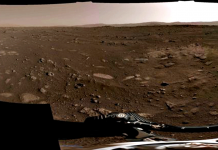 NASA releases Mars landing video: ‘Stuff of our dreams’ This composite image made available by the National Aeronautics and Space Administration, produced from photos captured on Feb. 20 by the Perseverance Mars rover, shows the surface of Mars. NASA/JPL-CALTECH VIA AP