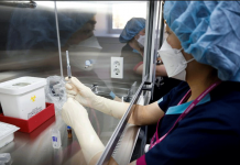 South Korea eases COVID-19 curbs A nurse takes part in the coronavirus disease 2019 (COVID-19) vaccination mock drill at the COVID-19 vaccination center in Seoul, South Korea on Feb. 9, 2021. REUTERS/KIM HONG-JI/POOL/FILE PHOTO