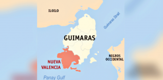 The municipality of Nueva Valencia is a third-class municipality in the province of Guimaras. According to the 2015 census, it has a population of 39,810 people. 