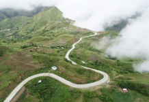 New Iloilo-Antique route underway An aerial view of the road being constructed by the Department of Public Works and Highways, connecting the provinces of Iloilo and Antique. SEC. MARK VILLAR/FB