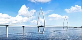 Public Works secretary Mark Villar announced on Facebook on Feb. 13, 2021 that, “We have already completed the prefeasibility study for the 32.47-kilometer Panay Guimaras Negros bridge project. We are now on the final stages of the feasibility study.” He accompanied his post with an artist’s perspective (drawing) of the proposed bridge. FROM THE FACEBOOK PAGE OF PUBLIC WORKS SECRETARY MARK VILLAR