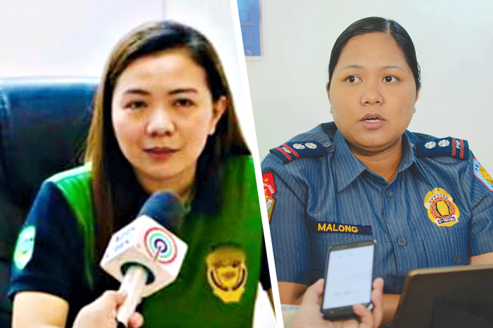 unlikely Spokespersons Graziella Tanaleon (left) of the Philippine Drug Enforcement Agency Region 6 and Police Lieutenant Colonel Joem Malong of the Police Regional Office 6 say a “misencounter” between their operatives is highly unlikely. IAN PAUL CORDERO/PN
