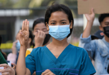 Myanmar coup: Workers join nationwide strike Photo courtesy of Ground News