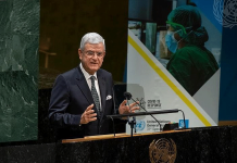 "Military leaders must adhere to democratic norms and respect public institutions and civilian authority" said United Nations General Assembly President Volkan Bozkir on the military power grab in Myanmar. ANADOLU AGENCY