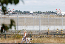 A British Airways Boeing 747 G-CIVD plane at London Heathrow airport. The plane is one of 31 jumbo jets to be retired early by the airline due to the coronavirus disease 2019 pandemic. REUTERS/JOHN SIBLEY