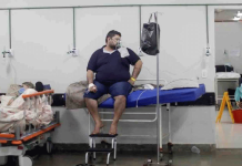 Hospitals in Brazilian cities ‘close to collapse’ A patient sits in an intensive care unit bed in one of the hospitals in Brazil. Due to the rising cases of the coronavirus disease 2019, health systems in most of Brazil’s largest cities are close to collapse. REUTERS