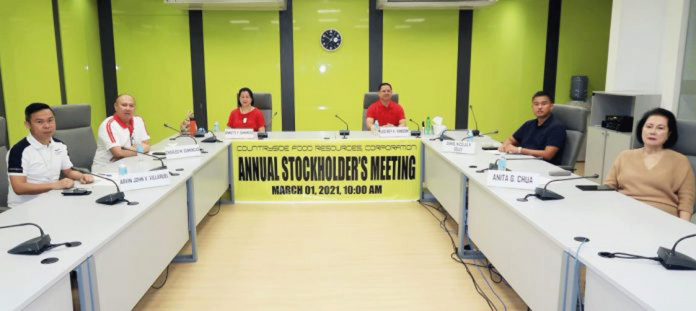 Countryside The Countryside Food Resources Corporation holds annual stockholders meeting on March 1, 2021 at its principal office in Barangay Mansilingan, Bacolod City.