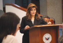 “Our foreign investment pie is shrinking, but our economic managers’ recipe for recovery has overlooked ecozones at a time the government is in dire need of more revenue. We must recover our losses,” says Sen. Imee Marcos during the Wednesday’s hearing of the Senate committee on economic affairs that was taking up bills to establish new ecozones and freeports in Ilocos Norte, Cavite, Surigao del Sur, and Saranggani provinces.