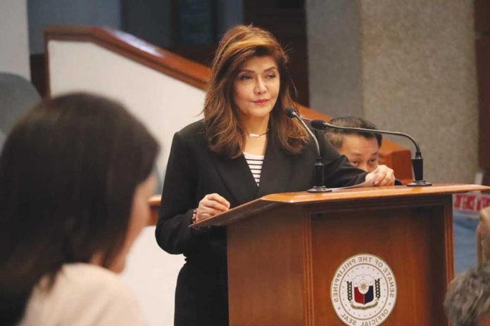 Marcos “Our foreign investment pie is shrinking, but our economic managers’ recipe for recovery has overlooked ecozones at a time the government is in dire need of more revenue. We must recover our losses,” says Sen. Imee Marcos during the Wednesday’s hearing of the Senate committee on economic affairs that was taking up bills to establish new ecozones and freeports in Ilocos Norte, Cavite, Surigao del Sur, and Saranggani provinces.