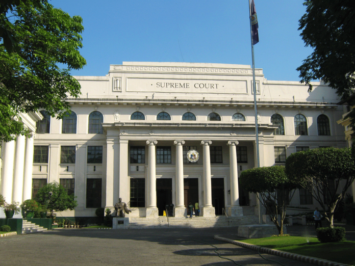 Supreme-Court The Supreme Court of the Philippines recently junked the twin petitions that question the country’s withdrawal from the Rome Statute of the International Criminal Court for being moot and academic. PN FILE PHOTO