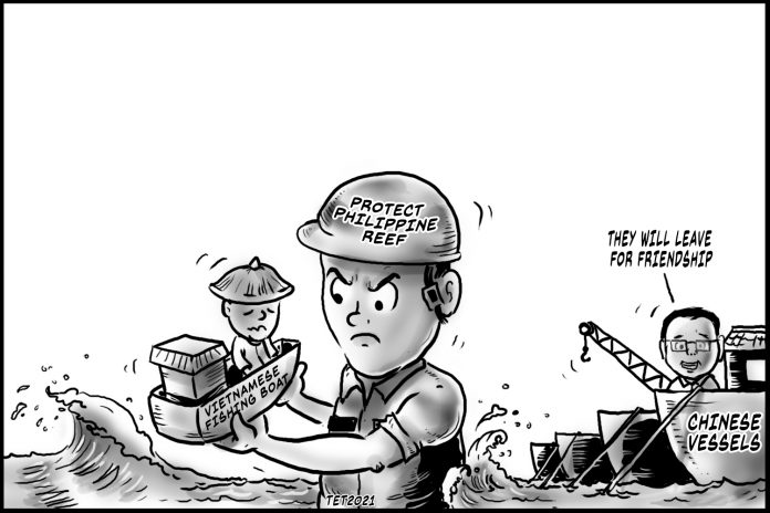 Editorial Cartoon for March 27-28, 2021.