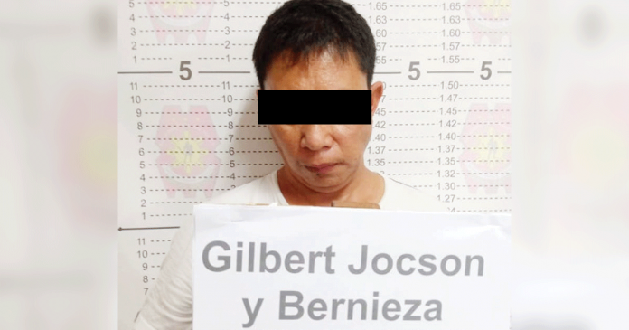illegal-firearms Mugshot of Gilbert Jocson, the businessman who was arrested for illegal manufacturing of firearms in Barangay Cano-an, Estancia, Iloilo. ESTANCIA MPS