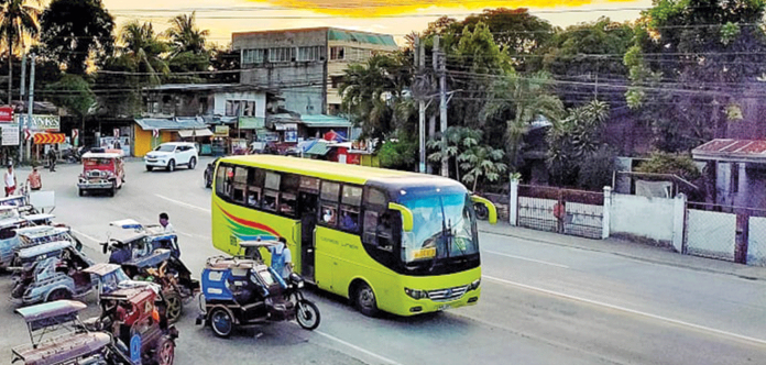 road Public and private utility vehicles ply the national highway in Zarraga, Iloilo. Two committees of the Sangguniang Panlalawigan is enjoining local government units to strictly enforce traffic ordinances. Photo courtesy of Tita Jane