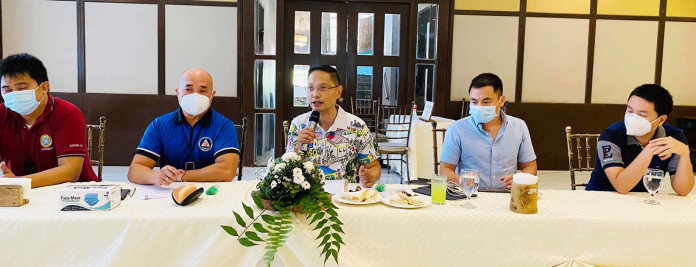 region-negros-kiko Cong. Francisco “Kiko” Benitez (center) of Negros Occidental’s 3rd District spearheads a “convergence meeting” for the rehabilitation of four areas in his district hit by flashfloods in January – Victorias City, E.B. Magalona town, Silay City, and Talisay City.