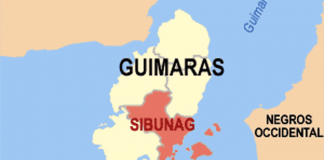 The municipality of Sibunag is situated southeast of Guimaras Island facing Negros Island, and is separated from Negros by the Guimaras Strait.