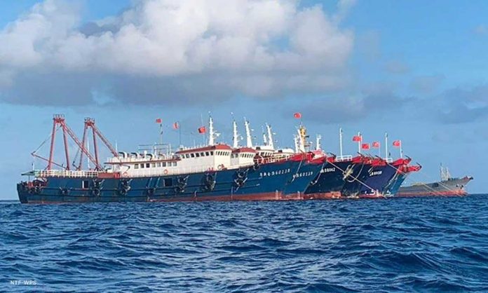 PH summons Chinese envoy A total of 40 maritime vessels belonging to China remain at the Julian Felipe Reef in the West Philippine Sea. On Monday, the Department of Foreign Affairs summoned Chinese Ambassador Huang Xilian to express “utmost displeasure” over the “illegal lingering presence” of the ships there. NTF-WPS