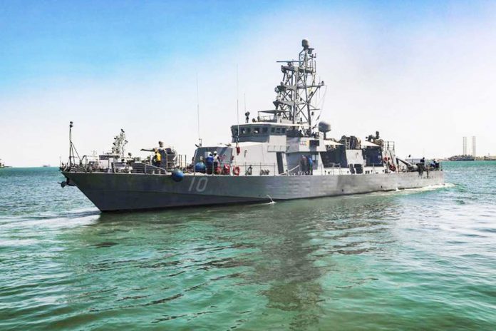 World-1 This is the USS Firebolt in Manama, Bahrain. The Firebolt fires warning shots when vessels of Iran's paramilitary Revolutionary Guard came too close to a recent patrol in the Persian Gulf, the United States Navy said Wednesday. SPC. CODY RICH/U.S. ARMY VIA AP