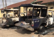 Over 1,800 prisoners escape in Nigeria Burnt-out vehicles were seen outside the jail in Imo state, Nigeria after an explosion. Nigerian Correctional Service said that 1,844 inmates escaped the jail. BBC