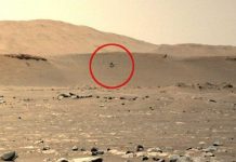 Perseverance rover captures Ingenuity’s third successful flight on Mars. NASA