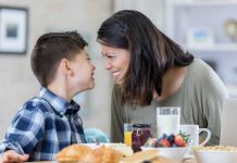 Teaching my son to speak
