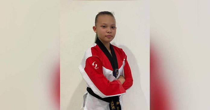 Leigh Andee Rodriguez Leigh Andee Rodriguez of Negros Taekwondo Union-Tigers New Gen wins a gold medal in the junior/senior female black free kicking of the recently held 2021 Smart/MVPSF Visayas CPJ Taekwondo Poomsae and Speed Kicking Championships. NTU-TIGERS NEW GEN