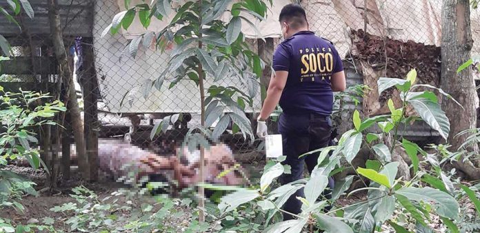 pototan-couple-pic A couple was found dead on April 27, 2021 in their house’s garage in Barangay Batuan, Pototan, Iloilo. Police are looking into electrocution as cause of death. JAP FAJARDO/PN
