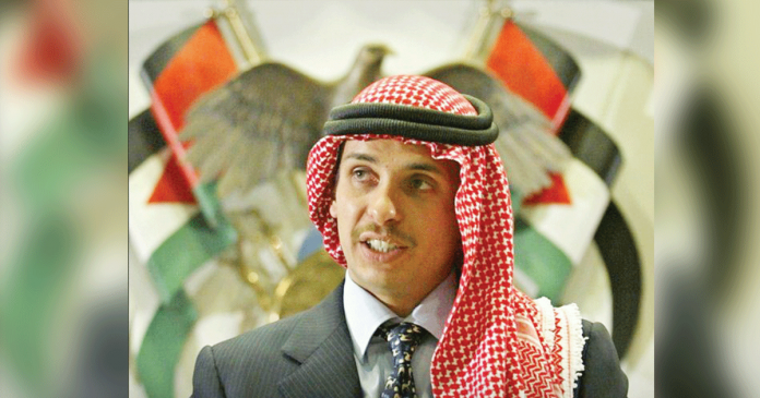 prince Jordan’s Prince Hamzah bin Hussein pledges allegiance to King Abdullah after mediation by the royal family. REUTERS
