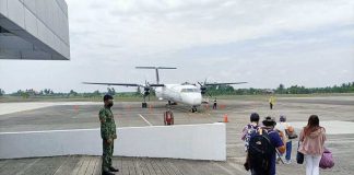 The Civil Aeronautics Board directed airline companies to suspend travel to Western Visayas due to rising cases of coronavirus disease in the so-called “NCR Plus bubble” – National Capital Region and its surrounding provinces of Laguna, Rizal, Bulacan, and Cavite. PHOTO BY KALIBO AIRPORT PNP