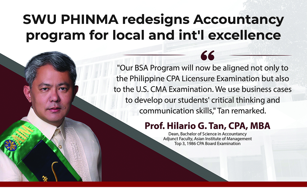 SWU PHINMA redesigns Accountancy program for local and int'l excellence