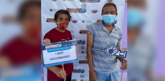 These senior citizens have just been vaccinated against coronavirus disease in Bugasong, Antique. Photo by Bugasong RHU