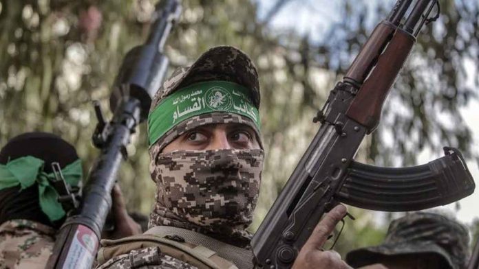 gaza Fighters in Hamas’ military wing marched in Gaza City on Saturday. EPA