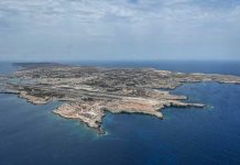 The Italian island of Lampedusa is one of the main arrival points for people wanting to reach Europe. GETTY IMAGES
