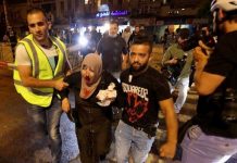 A number of injured people in Jerusalem were taken to hospital, the Palestinian Red Crescent emergency service said. REUTERS