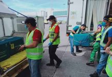 NegOcc, Bacolod get more AstraZeneca vaccines Personnel of the Provincial Incident Management Team of Negros Occidental facilitate the offloading of the 3,080 vials of the AstraZeneca vaccines delivered to the province yesterday. IMT NEGROS OCC