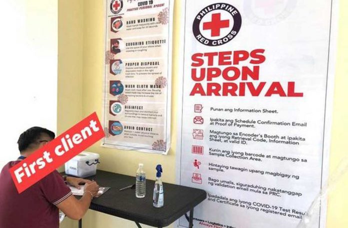 Philippine Red Cross’ Boracay-Malay chapter has started accepting clients wanting to be tested for coronavirus disease 2019 via their saliva specimens. PHOTO BY PRC BORACAY-MALAY