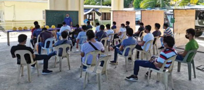 tesda-trains Fifty displaced Antiqueños and returning OFWs undergo skills training at the Municipal Training Center in Belison, Antique starting May 24, 2021. The skills training, under the Bayanihan 2, is for the OFWs and displaced workers planning to stay for good in the province to have a source of income. TESDA ANTIQUE