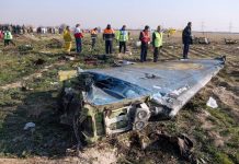 ‘Iran fully responsible for downing of flight PS752’ Photo courtesy of AFP