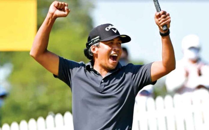 S-4 Juvic Pagunsan qualifies for the 2020 Tokyo Olympics after finishing within the top 60 of the latest Olympics golf ranking. AP