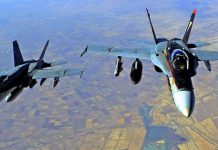US launches air strikes in Iraq, Syria Photo courtesy of AFP