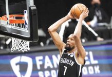 Brooklyn Nets wins Game 1 over Milwaukee Bucks Brooklyn Nets’ Kevin Durant dunks against the Milwaukee Bucks during Game 1 of their NBA basketball second-round playoff series on Saturday. AP/ADAM HUNGER