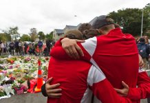 NZ to strengthen hate speech laws People paying their respects at a memorial near Masjid Al Noor mosque in Christchurch, New Zealand. Photo courtesy of AA