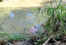 Decomposing body found An unidentified man was found dead in a river in Barangay Caingin, La Paz, Iloilo City on June 16. JAPHET FAJARDO/PN
