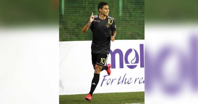 kenshiro Kenshiro Daniels of Kaya Futbol Club-Iloilo will suit up for the Philippine Azkals in the joint 2022 FIFA World Cup and 2023 AFC Asian Cup qualifiers in China. KAYA-ILOILO